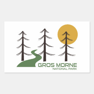 Sticker Rectangulaire Parc national du Gros-Morne