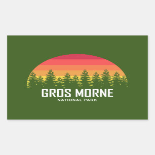 Sticker Rectangulaire Parc national du Gros Morne