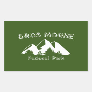 Sticker Rectangulaire Parc national du Gros Morne
