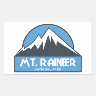 Sticker Rectangulaire Parc national du Mont-Rainier