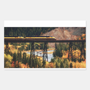 Sticker Rectangulaire Parc national et conserve Etats-Unis Alaska de