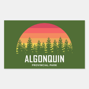 Sticker Rectangulaire Parc provincial Algonquin