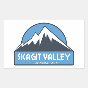 Sticker Rectangulaire Parc provincial de Skagit Valley