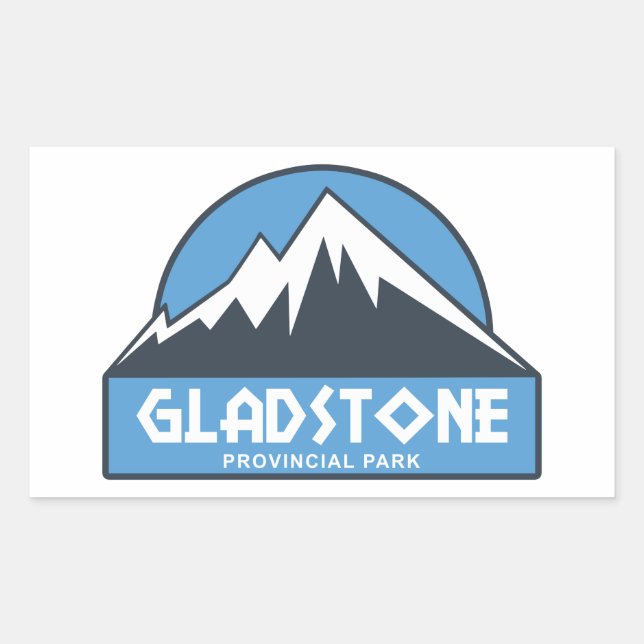 Sticker Rectangulaire Parc provincial Gladstone (Devant)