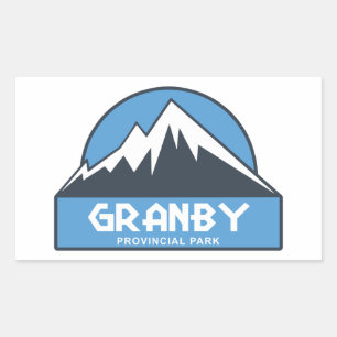 Sticker Rectangulaire Parc provincial Granby