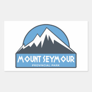 Sticker Rectangulaire Parc provincial Mount Seymour