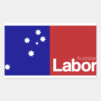 Sticker Rectangulaire Parti travailliste australien 2013