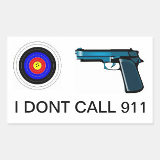 Sticker Rectangulaire Pas d'accueil