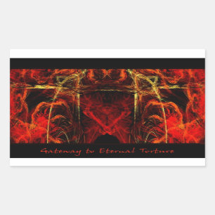 Sticker Rectangulaire Passage à la torture éternelle
