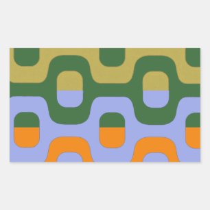Sticker Rectangulaire Passerelle couleur Ipanema