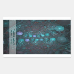 Sticker Rectangulaire Peau Alien 001