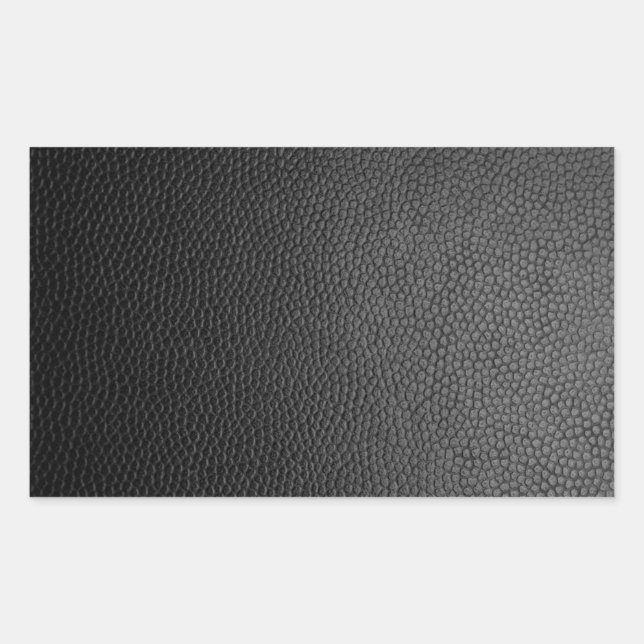 Sticker Rectangulaire Peau de serpent noire (Devant)