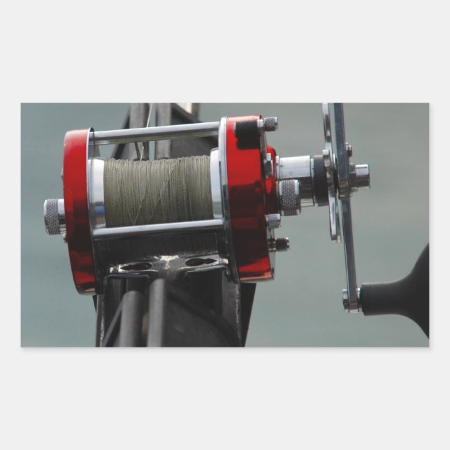 Sticker Rectangulaire Pêche terminée (Devant)