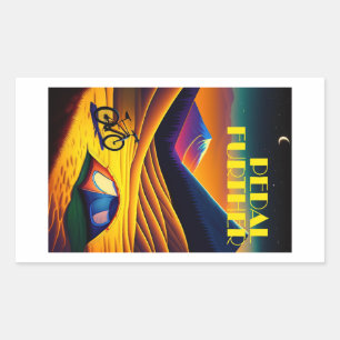 Sticker Rectangulaire Pedal Autres Monts Bikepacking