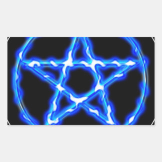 Sticker Rectangulaire Pentacle éthéré