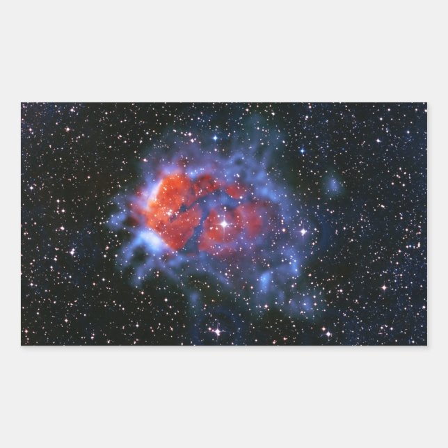Sticker Rectangulaire Pépinière stellaire RCW120 (Devant)