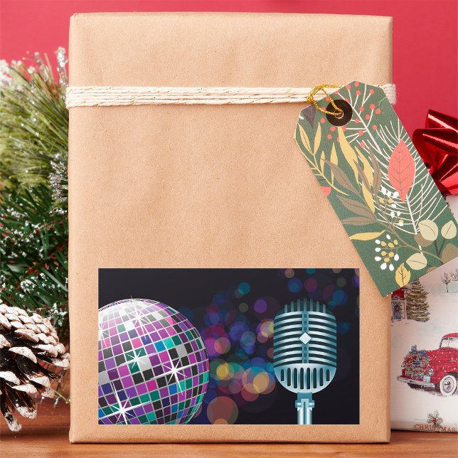 Sticker Rectangulaire Performance Disco (Créateur téléchargé)