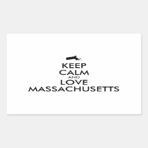Sticker Rectangulaire Personnalisable GARDEZ LE CALME et AIMEZ LE
