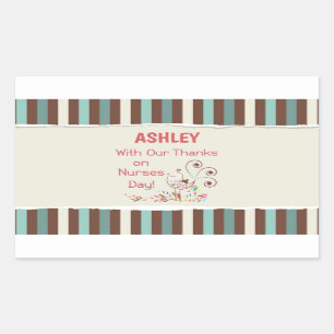 Sticker Rectangulaire Personnaliser, De Groupe, Joyeuse Journée des infi