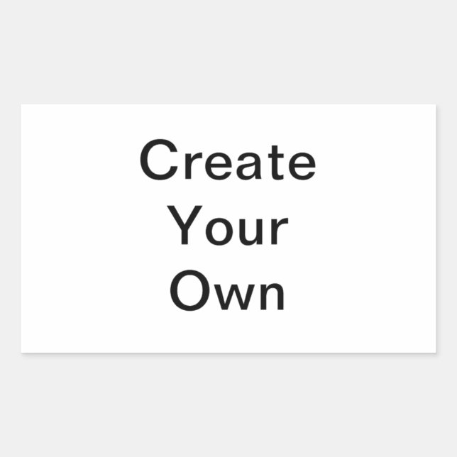 Sticker Rectangulaire Personnalité (Devant)