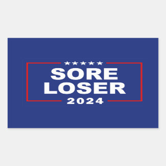 Sticker Rectangulaire Perte de la douleur anti-Trump 2024