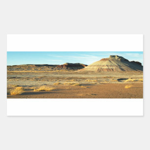 Sticker Rectangulaire Petrified Forest Desert Arizona Paysage Photo