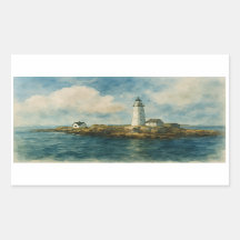 Phare sur Rocky Island - Coastal Boston