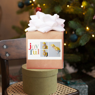 Sticker Rectangulaire Photo Collage Et Joyeux Coloré   Cadeau de vacance