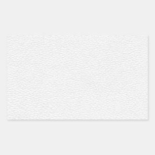 Sticker Rectangulaire Photo de cuir blanc.