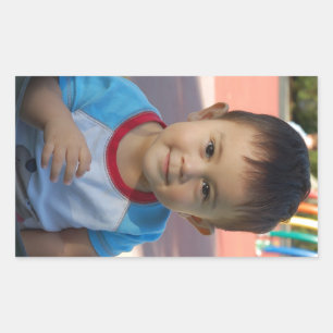 Sticker Rectangulaire Photo personnalisée