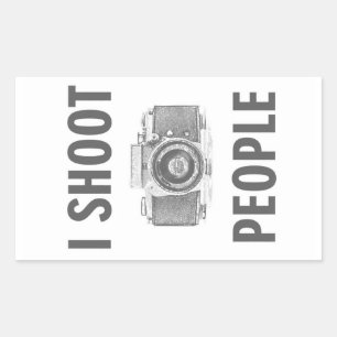 Sticker Rectangulaire photographe photographe photo texte amusant