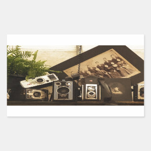Sticker Rectangulaire Photographie ancienne
