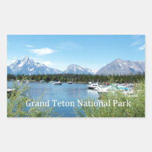 Sticker Rectangulaire Photographie de paysage du parc national de Grand