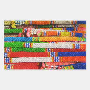 Sticker Rectangulaire Phuang Maalai - Jardin Floral Thaï