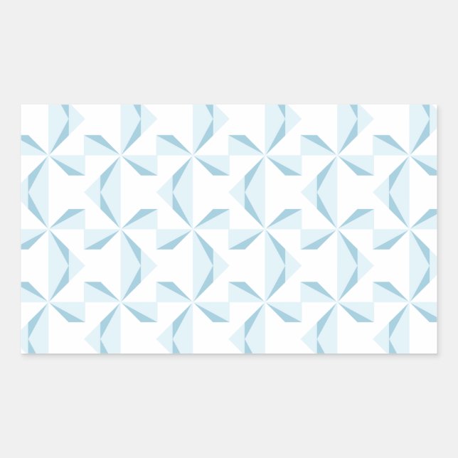 Sticker Rectangulaire Pinroues bleues Sky (Devant)