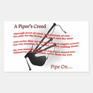 Sticker Rectangulaire Piper's Creed