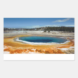 Sticker Rectangulaire Piscine opale