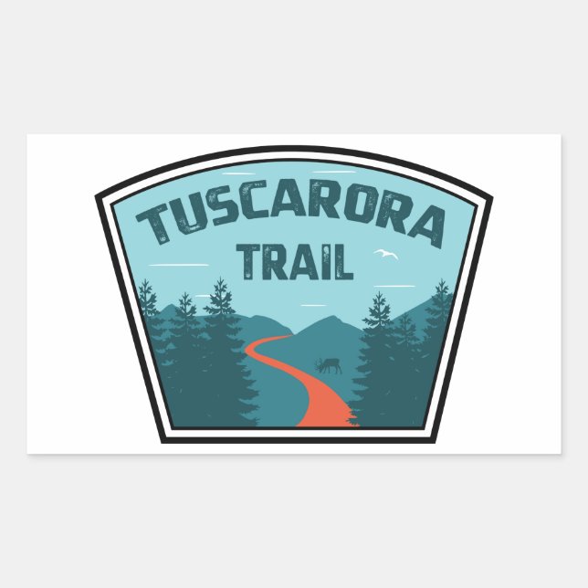 Sticker Rectangulaire Piste Tuscarora (Devant)