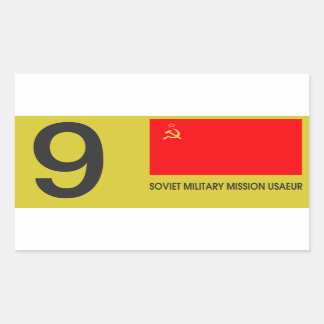 Sticker Rectangulaire Plaque SOXMIS