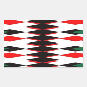 Sticker Rectangulaire Plate-forme de jokers de harlequin