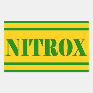 STICKER RECTANGULAIRE PLONGÉE NITROX LOGO NITROX PLONGÉE NITROX -