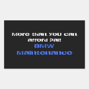 Sticker Rectangulaire Plus que vous peuvent avoir les moyens le copain !