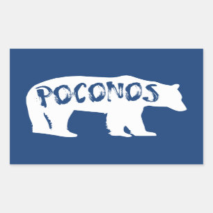 Sticker Rectangulaire Poconos