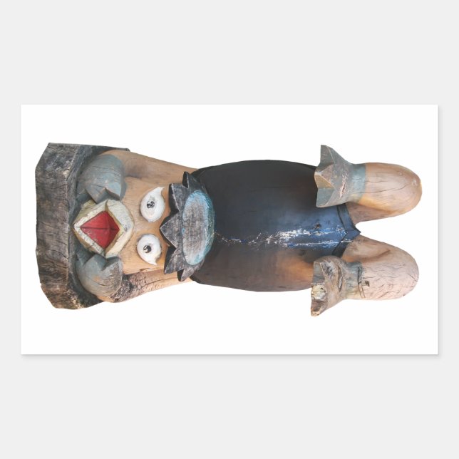 Sticker Rectangulaire Poignée Kappa 河 童 (Devant)