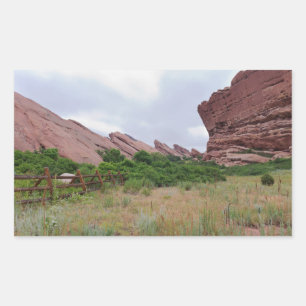 Sticker Rectangulaire Point de repère de Trail Rock Post Trail