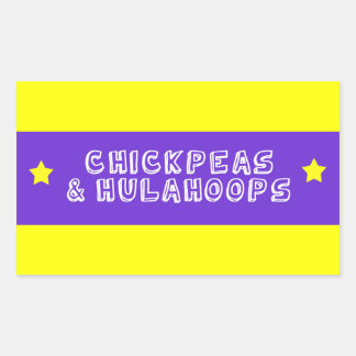 Sticker Rectangulaire Pois chiches et houblons