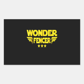 Sticker Rectangulaire Poison de Fencing | I Always Win All Match