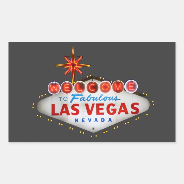 Sticker Rectangulaire Poison de Las Vegas (Devant)