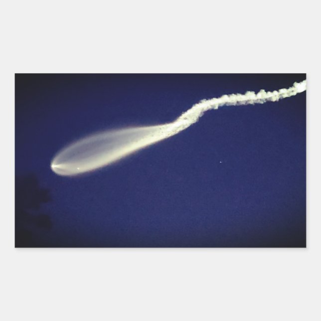 Sticker Rectangulaire Poisson-fusée (Devant)