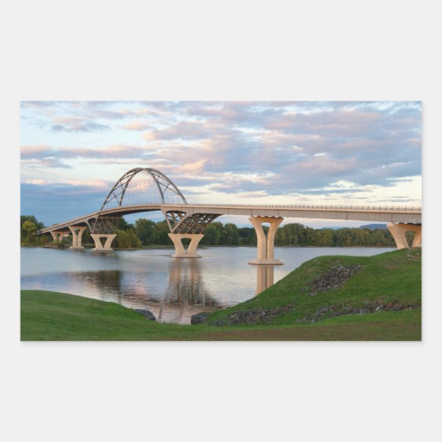 Sticker Rectangulaire Pont Champlain (Devant)